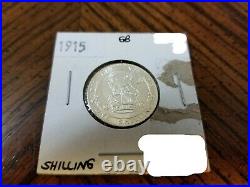 Great Britain 1 Shilling 1915 Silver UNC Uncirculated