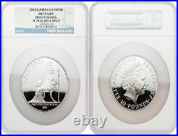 Great Britain 2013 Britannia 10 Pounds 5 oz Silver First Releases NGC PF70 ULTRA