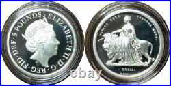 Great Britain 2019 Great Engravers 2 oz Silver Coin OGP Una and Lion