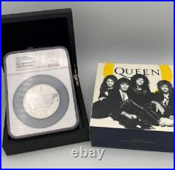 Great Britain 2020 £10 Music Legends QUEEN Silver Proof 5 oz Coin PF 70 UC