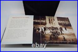 Great Britain 2020 Silver Proof Remembrance Day £5 Pounds Piedfort Box and COA