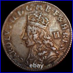 Great Britain Charles II 2 Pence'1\2 Groat 1660-1662 Silver KM# 400 (8042)