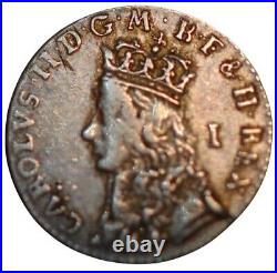 Great Britain Charles II Silver 1 Penny 1660-1662 KM# 397