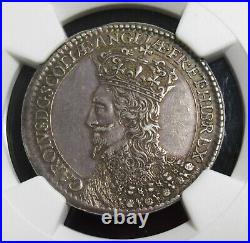 Great Britain Charles I silver Scottish Coronation Medal 1633 AU55 NGC
