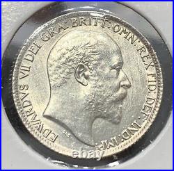 Great Britain Edward VII 1903 Sixpence Silver