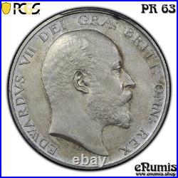 Great Britain, Edward VII, Halfcrown 1902, Matte Proof, PCGS PR 63