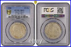 Great Britain, Edward VII, Halfcrown 1902, Matte Proof, PCGS PR 63