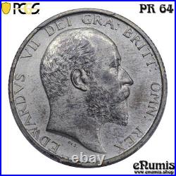 Great Britain, Edward VII, Shilling 1902, Matte PROOF, PCGS PR 64
