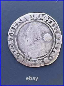 Great Britain Elizabeth I 1565 Original Silver Groat (Four Pence) Coin