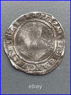 Great Britain Elizabeth I 1567 Original Silver Sixpence Coin