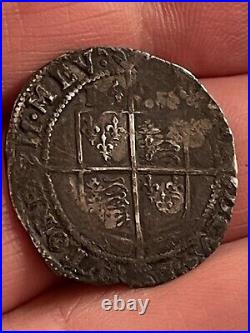 Great Britain Elizabeth I 1581 Original Silver Sixpence Coin