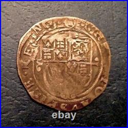 - Great Britain England Charles I Silver Hammered Shilling Tower Mint