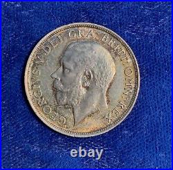 Great Britain England George V 1911 1 Shilling Silver Coin, Choice Uncirculated