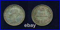 Great Britain England Queen Victoria 1871 1 Shilling Silver Coin, Xf
