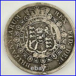 Great Britain George III 1817 Silver Half Crown Coin
