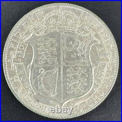 Great Britain George V 1926 Silver Half Crown Good Lustre Coin Modified Effigy