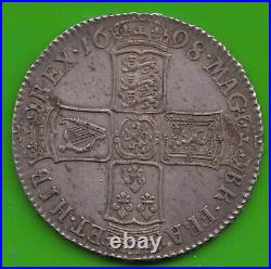 Great Britain Halfcrown 1698 Very Pretty nswleipzig