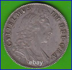 Great Britain Halfcrown 1698 Very Pretty nswleipzig