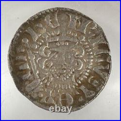 Great Britain Hammered Henry III Silver Long Cross Penny Coin 1216-1272 18mm