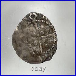 Great Britain Hammered Henry VI Silver Farthing Coin 1422-61 1470-71 11mm