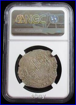 Great Britain ND (1645-46) Silver 1/2 Crown Sun Privy S-2778 NGC AU-58 (14.84g)