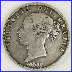 Great Britain Queen Victoria 1875 Silver Half Crown Coin