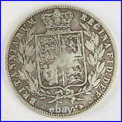 Great Britain Queen Victoria 1875 Silver Half Crown Coin