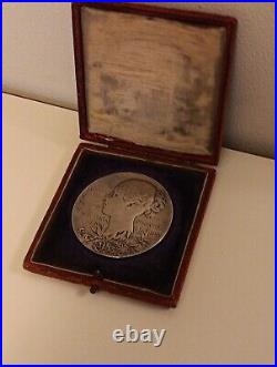Great Britain Silver Medal 60th Anniversary Queen Victoria 1837 1897 56mm Large