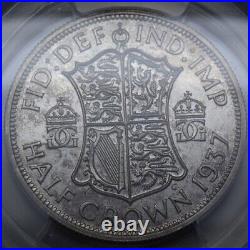 Great Britain Silver Proof 1937 1/2 Crown Half Crown PCGS PR65