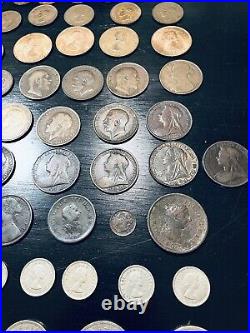 Great Britain UK 1694 1968 Coin lot with SILVER coins