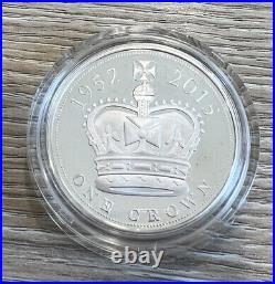 Great Britain UK 2015 Silver Proof 5 Pound Longest Reigning Monarch BOX COA OGP