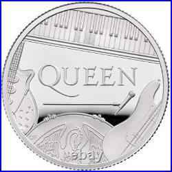 Great Britain UK 2020 £1 One Pounds QUEEN MUSIC LEGENDS 1/2oz Silver Proof Coin