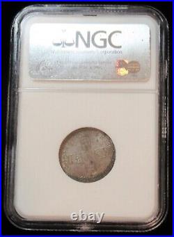 Great Britain William III 6 Pence 1697 MS65 NGC