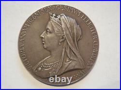 Great Britain silver medal 60th anniversary Queen Victoria 1837 1897 56mm