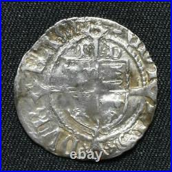 Henry VIII 1509-47, Penny, 1st Coinage, Durham, Bp Ruthall, mm Lis, S2331, N1776