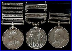 Medal Group Boer War India, King&Queens South Africa -pte Burgin, Great Britain