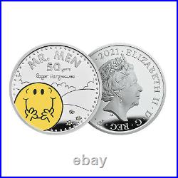 Mr Men Collection £2 Official Royal Mint One Ounce Silver Proof Two Pound Coin