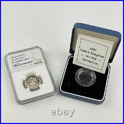 NGC 1989 Great Britain Silver £1 Scottish Thistle Proof PF 70 Ultra Cameo