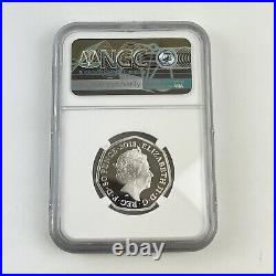 NGC Graded Beatrix Potter 2018 Great Britain Silver 50p Mrs Tittlemouse PF 68