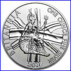 New 2011 UK Great Britain Silver Britannia 1oz NGC MS69 Graded Silver Coin