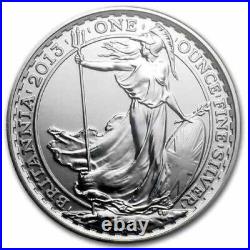 New 2013 UK Great Britain Silver Britannia 1oz PCGS MS69 Graded Silver Coin