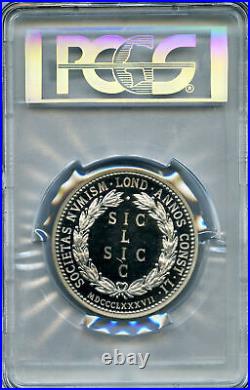 PCGS SP65 Great Britain Numismatic Society of London Golden Jubilee silver Medal