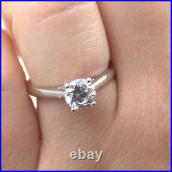 Platinum Ring Diamond Solitaire Fully UK Hallmarked Engagement Ring