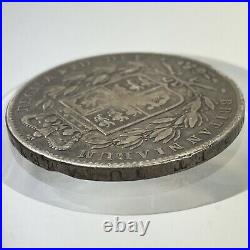 Queen Victoria Great Britain 1844 Silver One Crown Coin