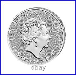 Queens Beasts Unicorn 2018 2 OZ Silber Silver Großbritannien Great Britain UK
