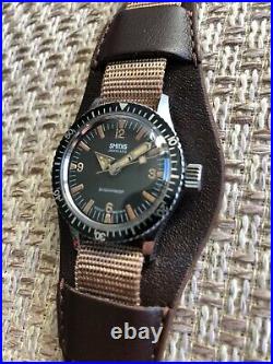 Rare Vintage Smiths Military 3atm Divers Watch Made In Great Britain
