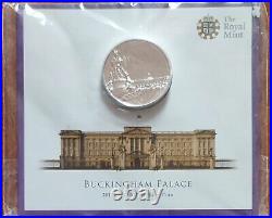 Royal Mint UK £100 Fine Silver Coin 2 oz 2015 Buckingham Palace Sealed Pack