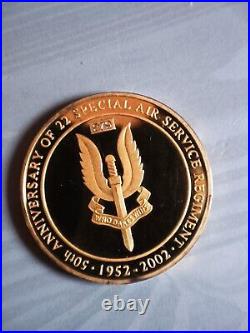 SAS Regiment 50th Anniversary Stirling Silver Coin