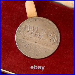 Safe Return Of SS Great Britain To Bristol, 1970. Medal In Silver. Boxed. 38mm