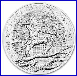 Silver Coin 2023 Great Britain Myths and Legends Robin Hood 10 oz 0.999